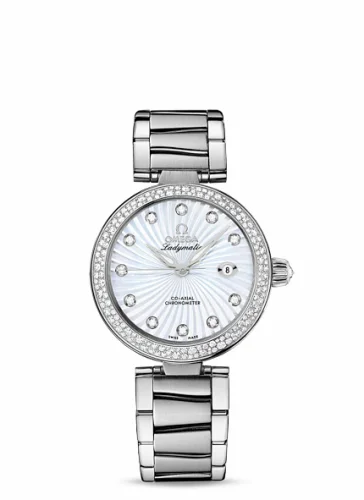 Omega LadyMatic Co-Axial 34 Stainless Steel / Diamond / MOP / Bracelet 425.35.34.20.55.001 (42535342055001)